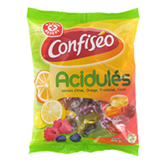 Bonbons Confiserie du Domaine Acidules fruits 400g