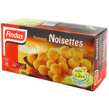 Pommes noisettes Findus 480g