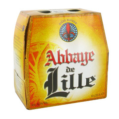 Biere blonde 6.1% L'Abbaye de Lille est une biere blonde de tradition, brassee a partir de malts pales et de houblons apportant une fine amertume et de precieux arome.