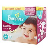 Couches Pampers Active Fit Jumbo + T4 x64