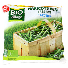 Haricots verts Bio Village 600g