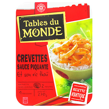 Crevettes Tables du Monde 270g