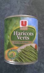 Haricots verts extra fins ranges main U, 440g