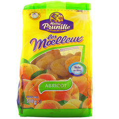 Maitre Prunille, Les Moelleux - Abricots secs, riche en fibres, le sachet de 500g
