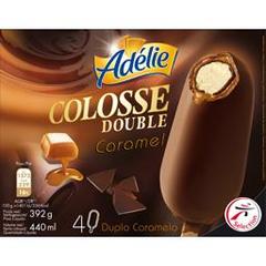 Adélie, Colosse - Glace double caramel, les 4 glaces de 110 ml
