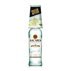 Bacardi superior 37,5° -70cl + verre on pack offert