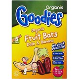Organix Goodies Barres Organiques De Fruits - Banane Et La Date 12Mth + (5X15G)