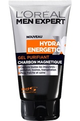 L'Oréal Men Expert Hydra Energetic X-Trem Toilette Charbon Gel Purifiant 150 ml - Lot de 3