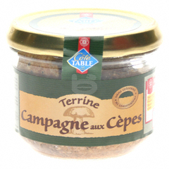 Terrine campagne Cote Table Cepes 180g