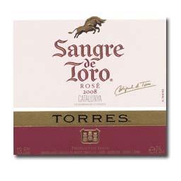 Torres Sangre de Toro, Espagne DO Catalunya Rose,, la bouteille de 75 cl
