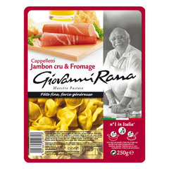 Cappelletti jambon cru et fromage GIOVANNI RANA, 250g