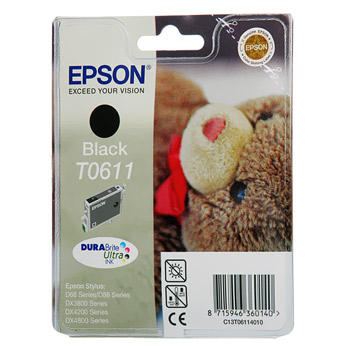 Epson, Cartouche t0611, la cartouche d'encre noir
