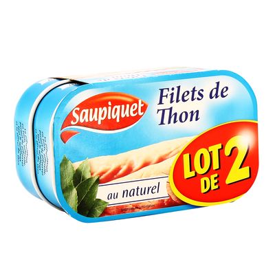 Filets de thon au naturel