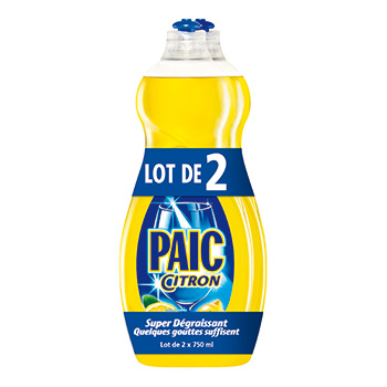 Liquide vaisselle Paic Citron 2x750ml