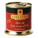 Bloc foie gras oie Larnaudie Prestige boite 200g