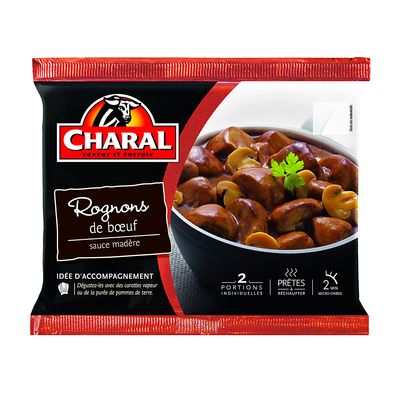 Rognons de boeuf sauce Madere CHARAL, 2x190g