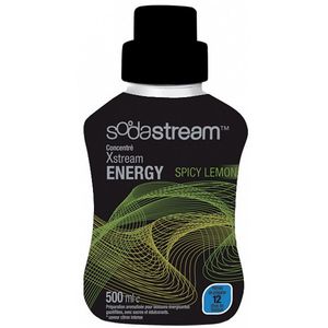 Sodastream, Concentre xstream energy spicy lemon, la bouteille de 500 ml