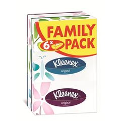 Kleenex mouchoir original boite x6 special pack