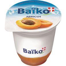 Yaourt sucré sur lit d'abricots BAIKO, 2x125g