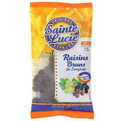 Raisins bruns Sainte Lucie De Smyrne sachet 125g