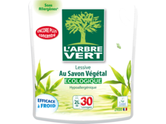 L'Arbre Vert Recharge Lessive Savon Vegetal 30 lavages 2l