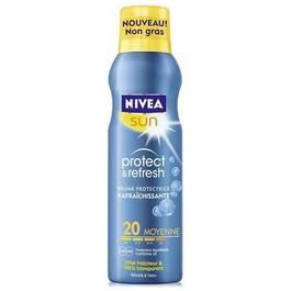 Nivea sun, Brume protectrice rafraichissante protect & refresh fps 20, le spray de 200 ml