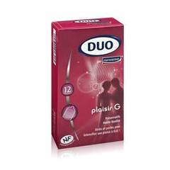 Preservatifs Duo Plaisir G HANSAPLAST, 12 unites