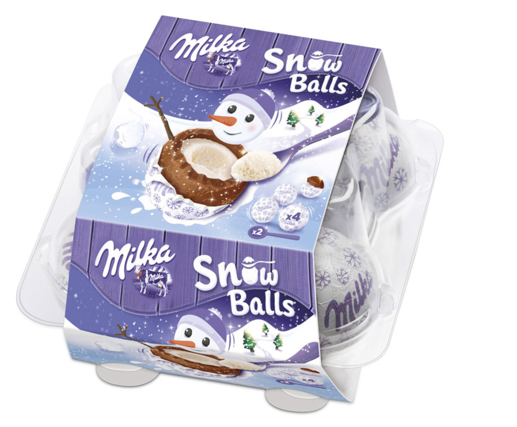 Snowballs lait Milka 112g