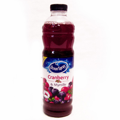 Ocean Spray cranberry et de myrtille 1L