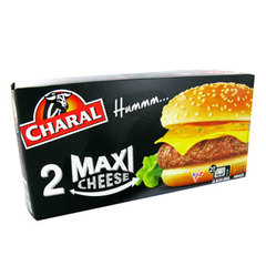Charal, Maxi cheese, les 2 burgers de 235g