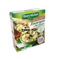 Cassolette escargots bourgogne creme ail Fleury Michon 120g