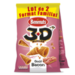 Biscuit goût bacon - 3D Bugles Le 2ème à -50%