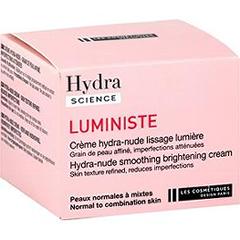 Crème Hydra-Nude lissage lumière, peaux normales à mixtes
