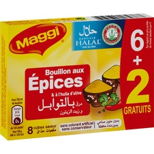 Bouillon épices & huile d'olive halal Maggi