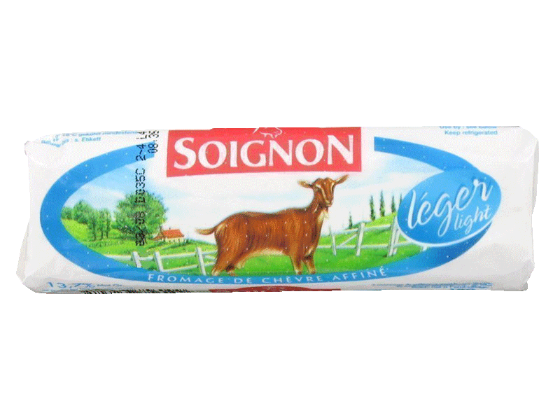 Soignon, Fromage de chevre affine leger, la buche de 180g