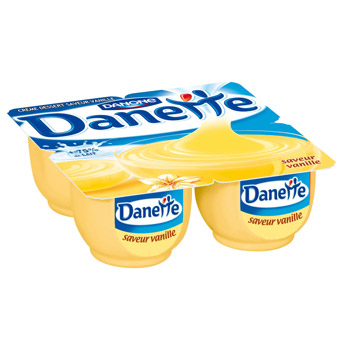 Danette saveur vanille 4 x 125 g