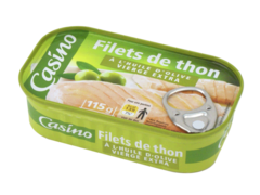 Filets de thon a l?huile d?olive vierge extra