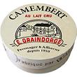 Camembert au lait cru GRAINDORGES, 23% de MG, 250G