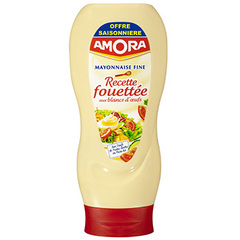 Mayonnaise fine recette fouettee AMORA, 398g