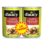 Confit de ratatouille D'aucy A l'huile d'olive 2x375g