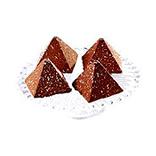 Pyramide choco coeur croustillant, 2 pièces