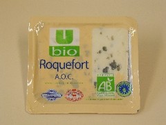 Roquefort AOC au lait cru U BIO, 32%MG, 100g