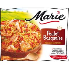 Marie, Poulet basquaise riz cuisine aux tomates, le sachet de 900g