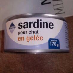Sardine pour chat en gelée 3x170g