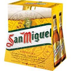 San Miguel bière 5,4° -6x25cl