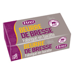 Etrez Beurre de Bresse baratte AOC 250g - 82% mg