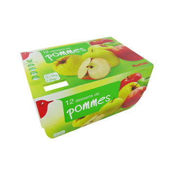 Auchan specialite de fruits pomme 12x100g