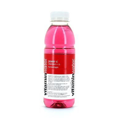 Glaceau Vitaminwater, Boisson Power-C a l'eau de source aromatisee fruit du dragon, la bouteille de 500 ml