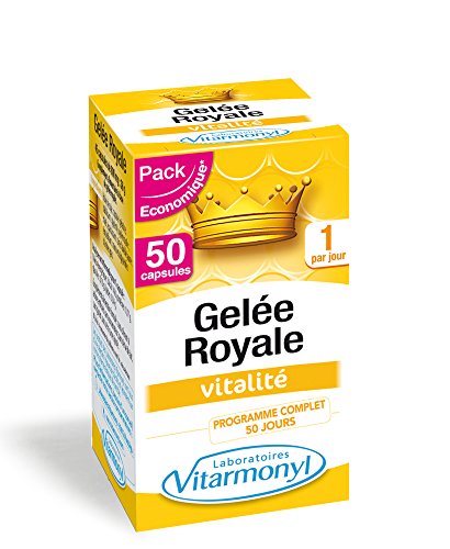 Capsules Vitalité gelée royale VITARMONYL, 50 unités, 40g