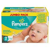 Pampers new baby jumbo couches bébé t2 mini x70